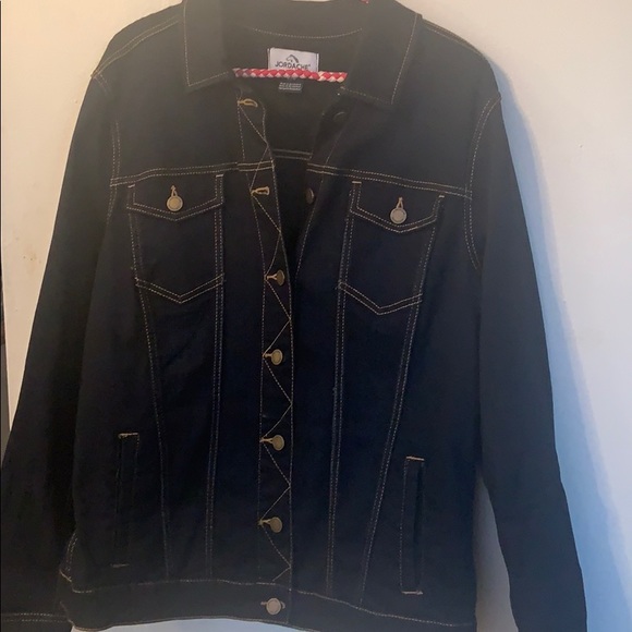 Jordache Jackets & Blazers - Jordache Dark Blue Denim/Jean Jacket